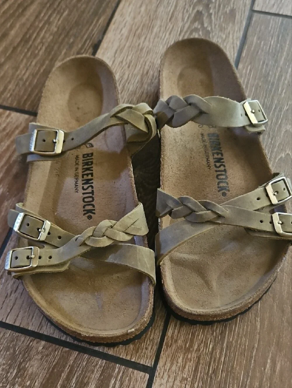 Birkenstock braided double